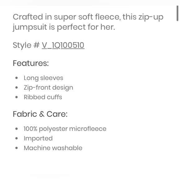 CARTERS baby heart fleece one-piece jumpsuit NEW with tags baby girl Sz 6 mth - Picture 11 of 11